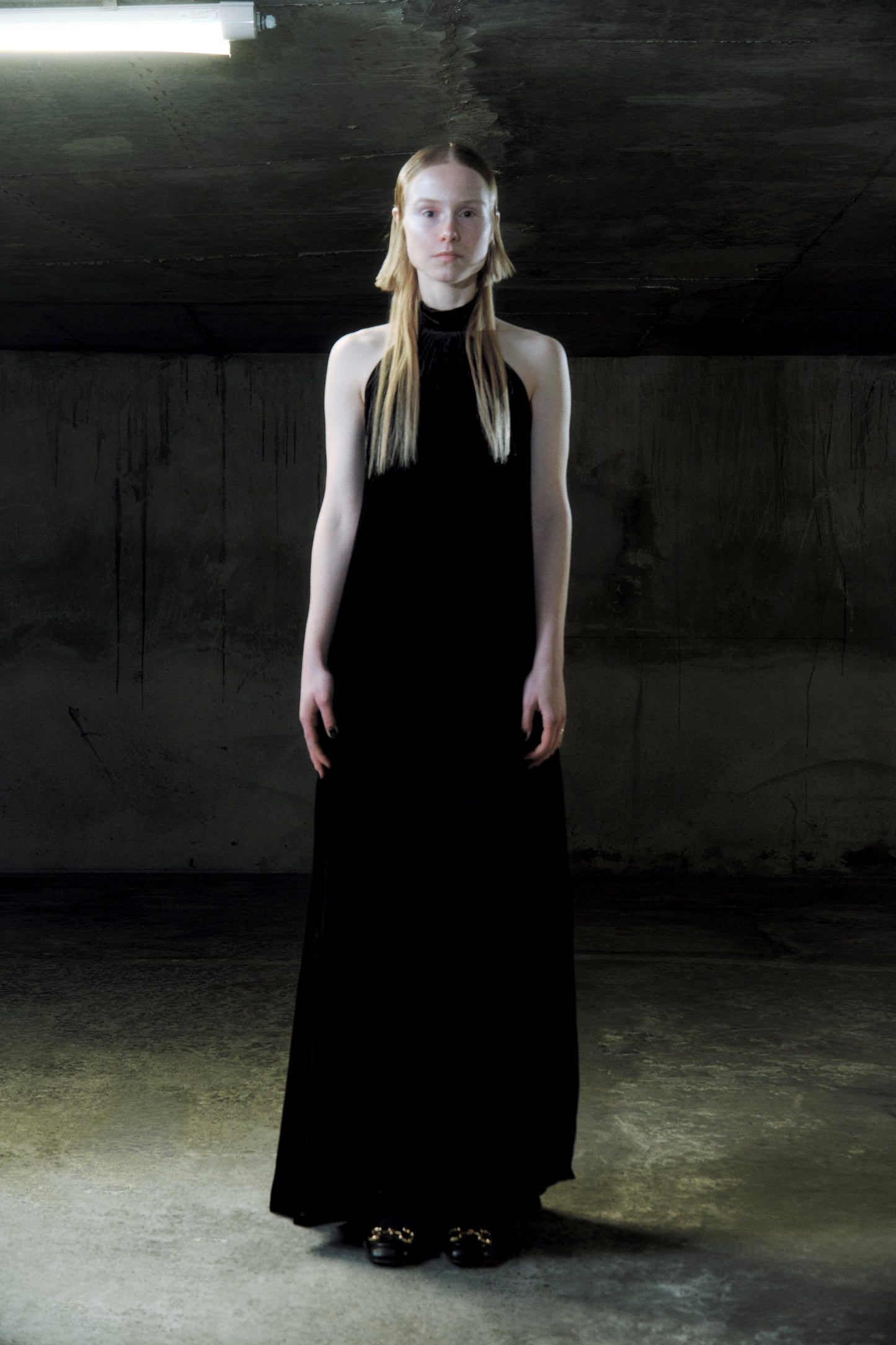 Velvet twist dress