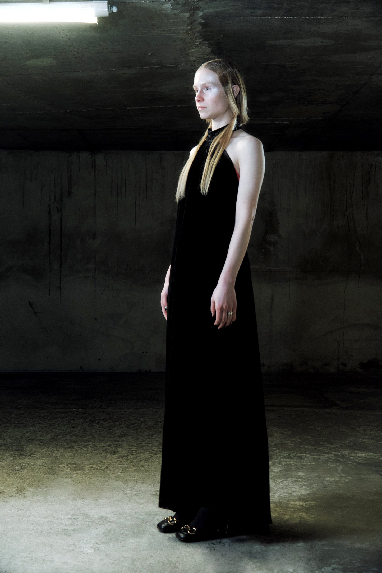 Velvet twist dress
