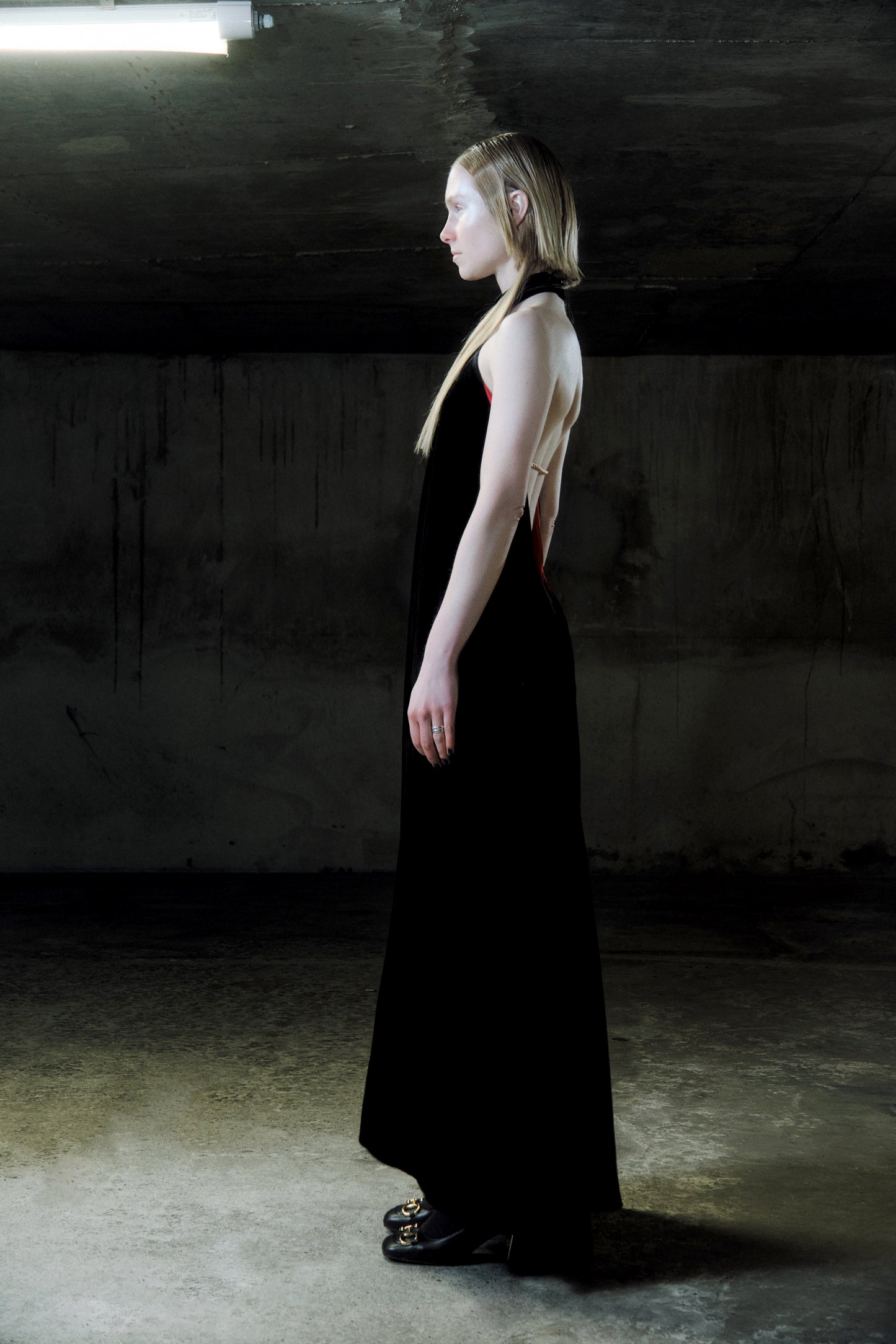 Velvet twist dress