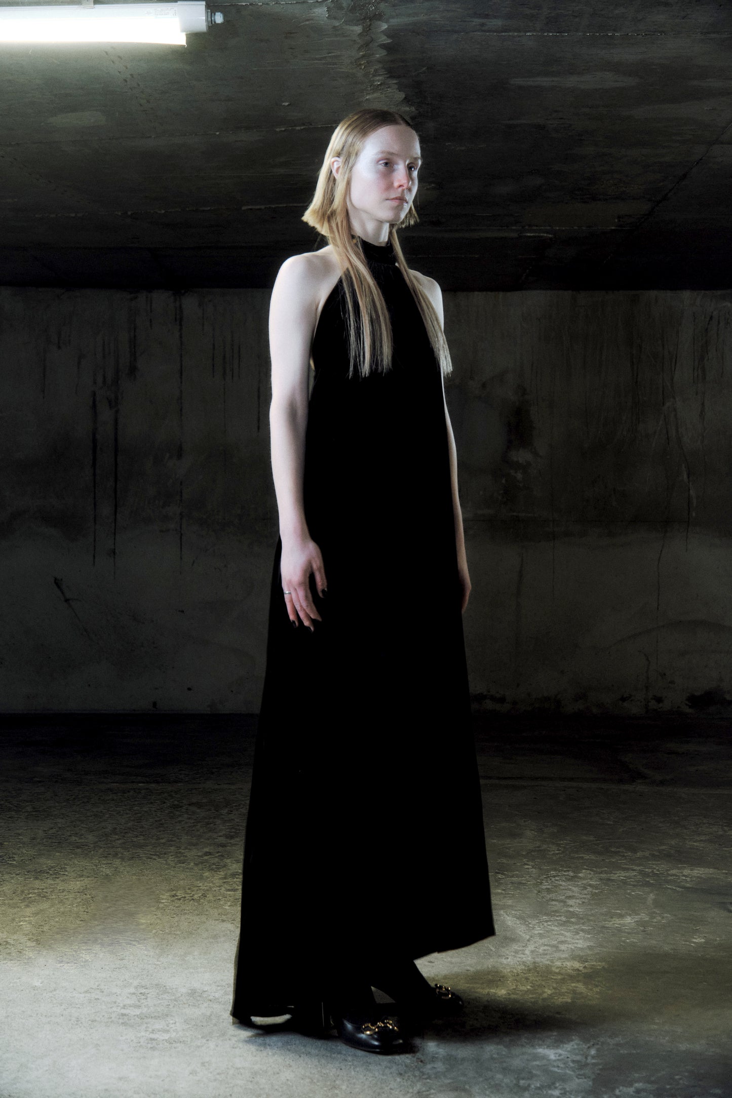 Velvet twist dress