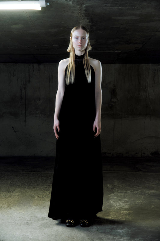 Velvet twist dress