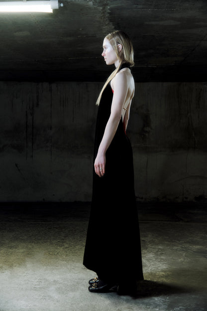 Velvet twist dress