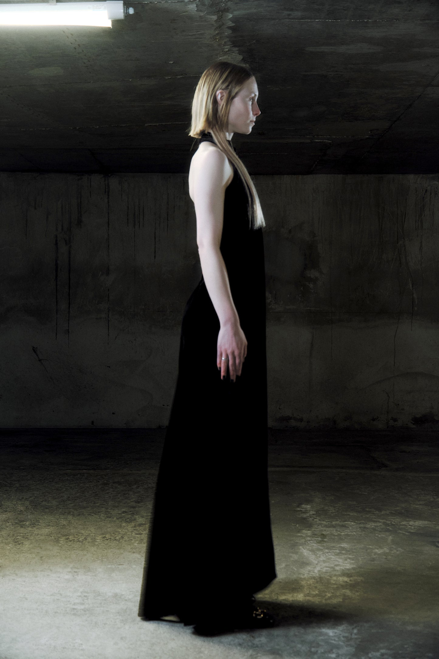 Velvet twist dress